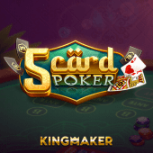 5 Card Poker table icon artwork